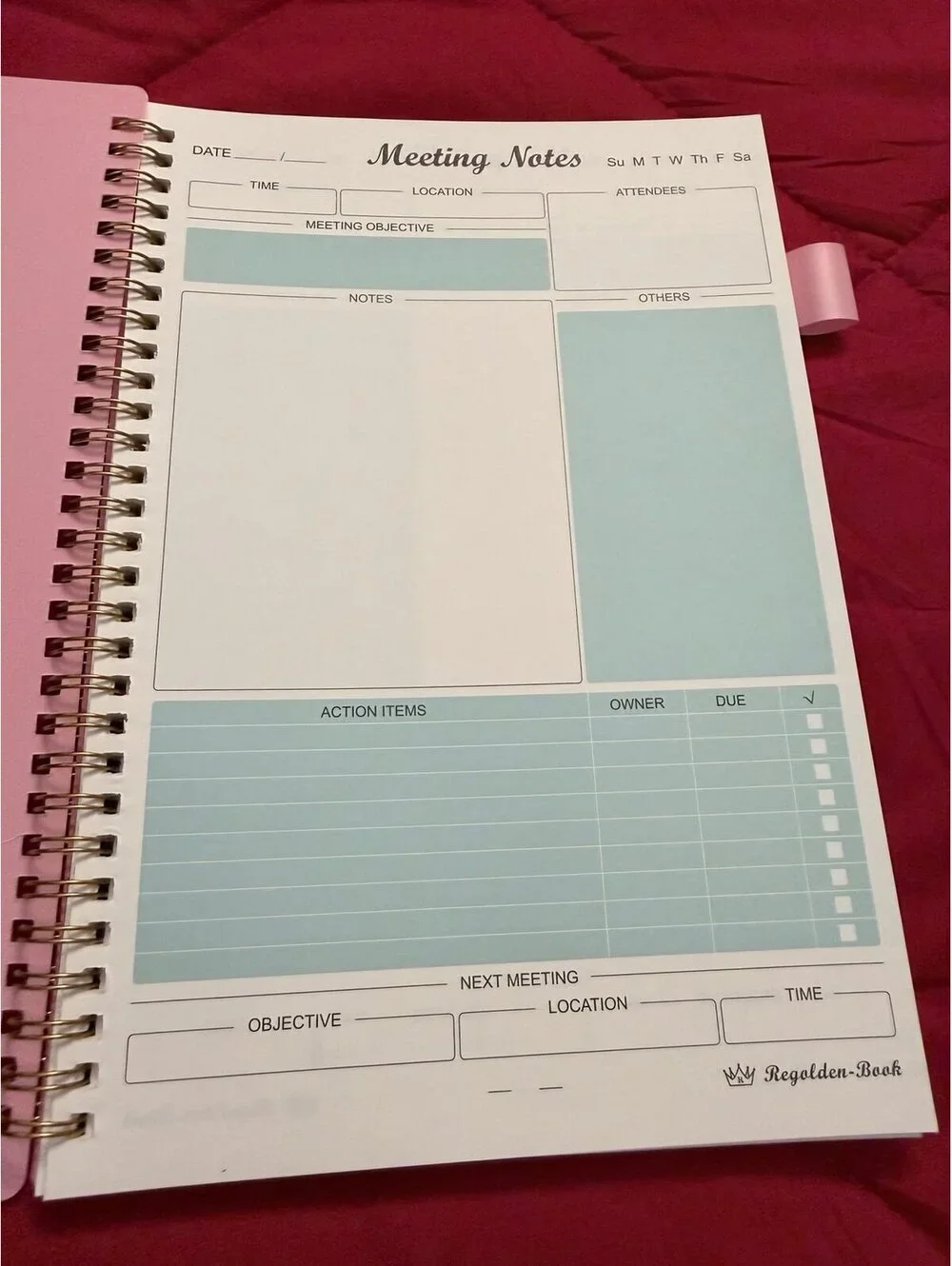 N/A hardback notebook